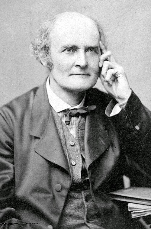 Fotografisches Porträt des Mathematikers Arthur Cayley im Profil